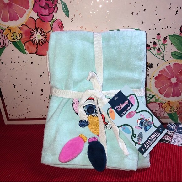Disney Stitch two pack tea towels , dish towels - Picture 1 of 6